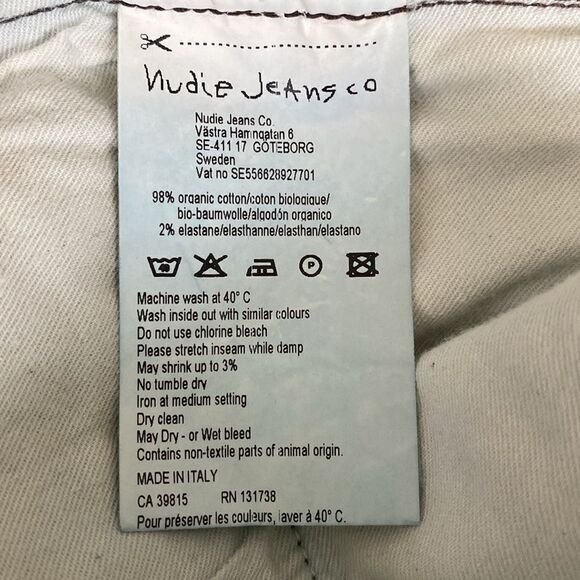 Nudie Jeans Skinny Lin Dry Steel Jeans - Picture 10 of 10